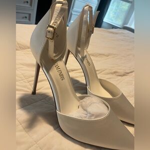 DREAM PAIRS High Heels  Closed Pointed Toe Dress Shoes Ankle Strap 9 / 544